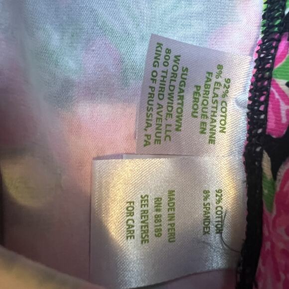 Lilly Pulitzer NWOT Maia Print Onyx Leggings - Picture 3 of 4